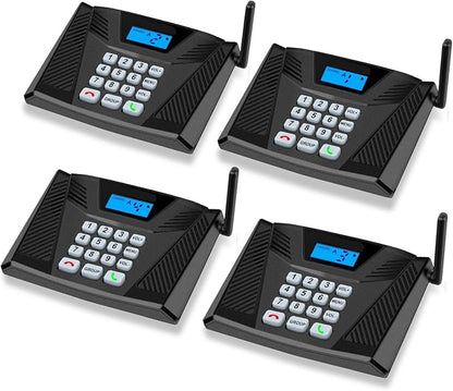 Intercoms Wireless for Home Hands Free, Upgrade Two Way Intercom 5300 Feet Range by SANZUCO
