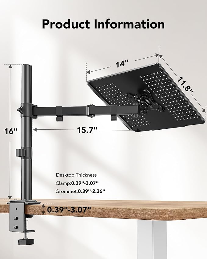 HUANUO Laptop Desk Mount - Image 3