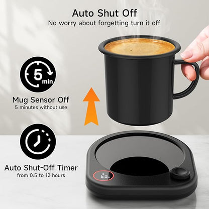 Coffee Mug Warmer for Desk, Electric Cup Heater for Tea Milk Beverages - Image 4