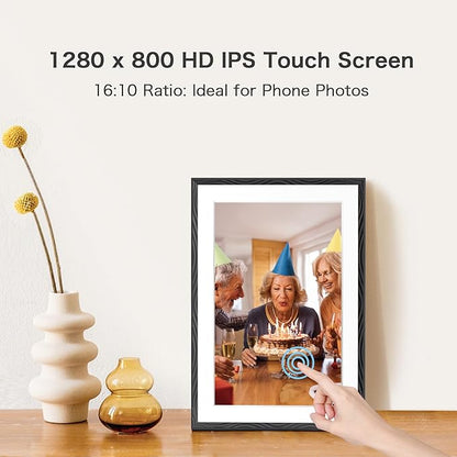 Digital Picture Frame, 10.1'' Frameo Digital Frame Wifi, 32GB Memory, 1280*800 - Image 6