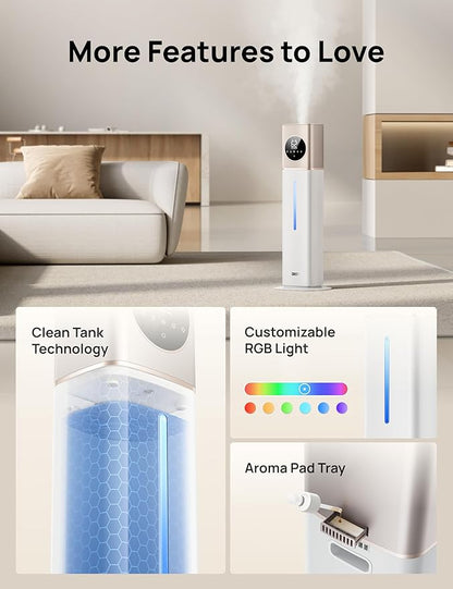 DREO HM735S 11L Smart Humidifier Large Room 700 ft², 100H Cool Mist Air - Image 7