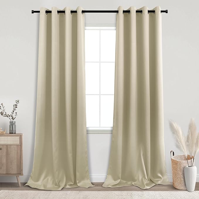 KOUFALL 108 Inch Curtains Long, 2 Panels Set - Image 3