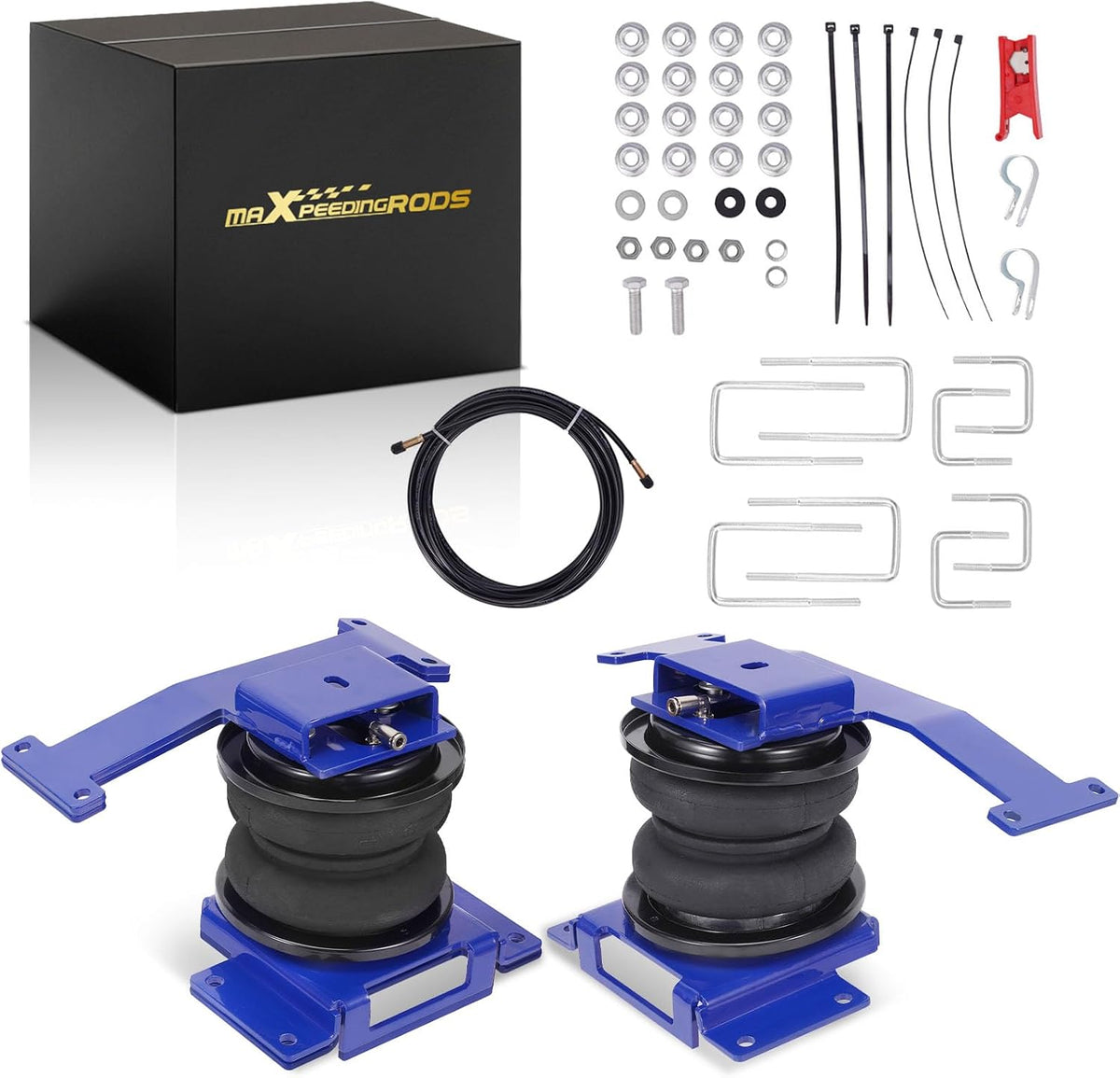 maxpeedingrods 5000 lbs rear air suspension bags kit, main product view