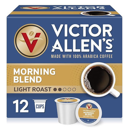 Victor Allen's Coffee Morning Blend, Light Roast, Single Serve Coffee Pods by VictorAllensCoffee
