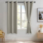 JIUZHEN Blackout Curtains with Tiebacks by JIUZHEN