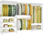 Ulif E1 Heavy Duty Closet Garment Rack, 6 Tiers Adjustable Metal Freestanding by Ulif