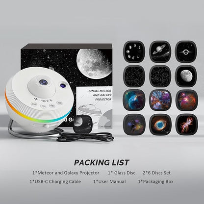 Ainael Galaxy Projector, Star Projectors Home Planetarium Space Ceiling Starry - Image 6