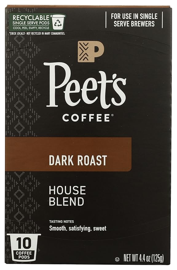 Peet's Coffee House K Cup Coffee Pods by Peet%E2%80%99sCoffee