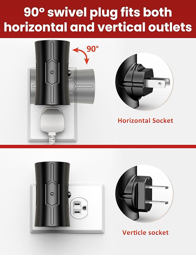 Sujeet LED Night Lights Plug into Wall, Bright Night Light, Dusk to Dawn Sensor - Image 4
