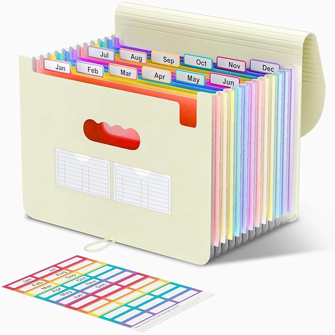 ThinkTex Accordion File Organizer, 12 by ThinkTex