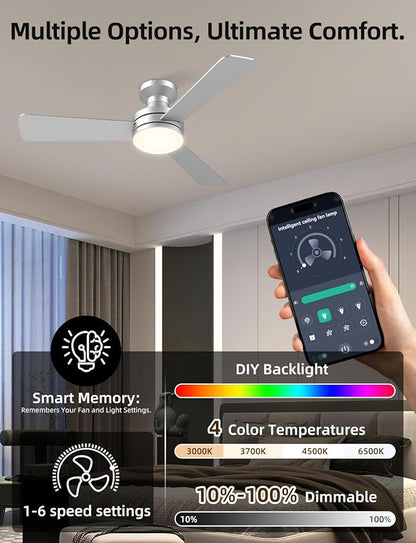 Homlit 42 inch RGB Ceiling Fan - Image 2