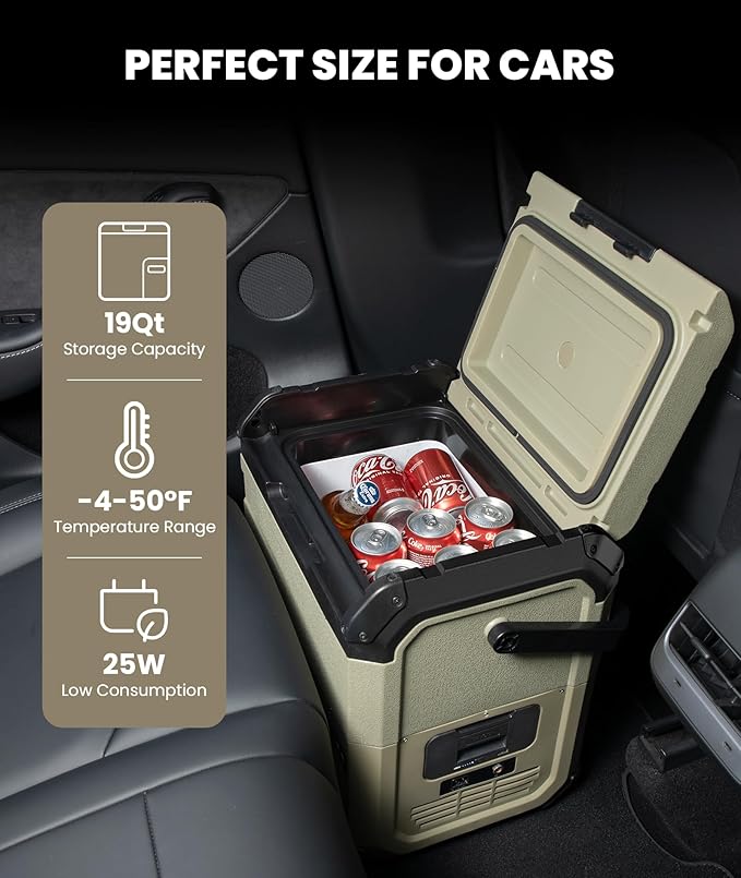 EENOUR D18 12 Volt Car Refrigerator, Portable Freezer - Image 7
