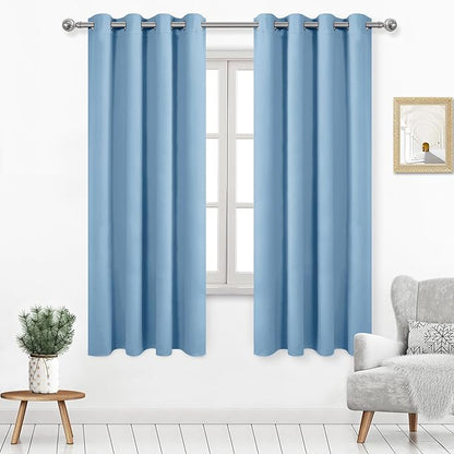 DWCN Blackout Curtains for Bedroom, Room Darkening Thermal Insulated Living by DWCN