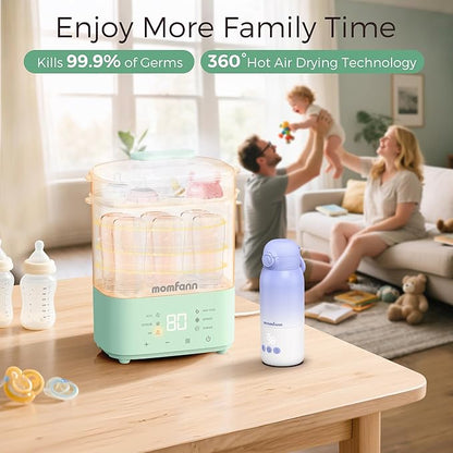 Bottle Sterilizer and Dryer, All-in-One Electric Steam Sterilizer Bottle - Image 2