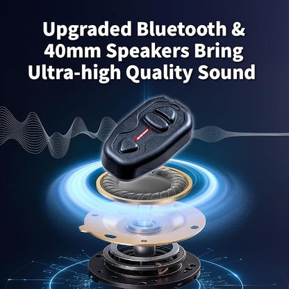 BIKECOMM Salut Motorcycle Helmet Speakers Intercom – 1000M Range Wireless - Image 4