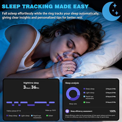 S SECRETTOP Smart Ring for Women, Stylish Fitness Tracker - Image 3