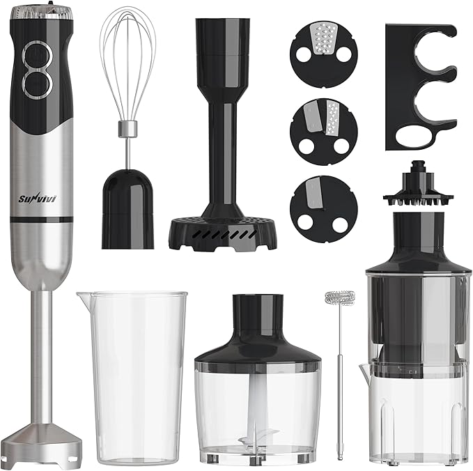 1000W Professional Immersion Blender, Heavy Duty Hand Blender by LightUpLife