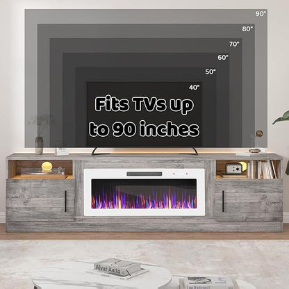 Lemberi Fireplace tv Stand - Image 7