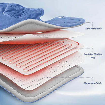 Heating pad for Neck, Cramps Pain Relief, Gifts for Women, 4 Auto-Off, Machine - Image 9