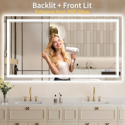 30"x50" LED Bathroom Mirror - Image 2