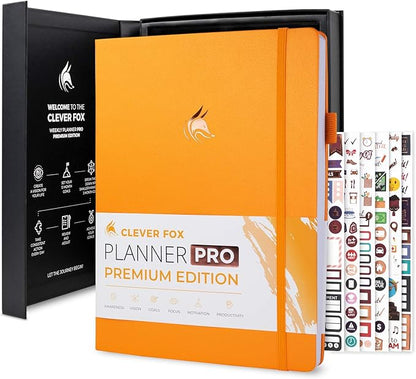Clever Fox Planner Pro Premium – Luxurious Weekly & Monthly Planner by CleverFox
