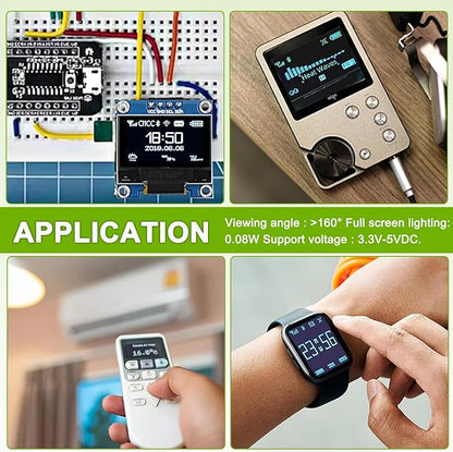 EPLZON 5 Pack 0.96 inch OLED IIC Display Module 128x64 Pixel Mini Self-Luminous - Image 7