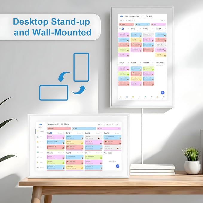 Digital Calendar, Electronic Calendar 10.1 Inch - Image 7