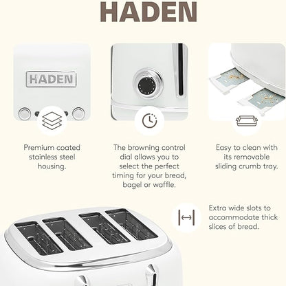 Haden Heritage Stainless Steel Body Retro Electric Tea Kettle - Image 3