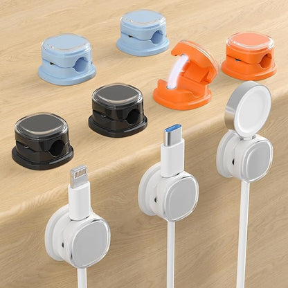 Magnetic Cable Clips, Adjustable Cord Holder Management, Adhesive Wire Keeper by COOCAT