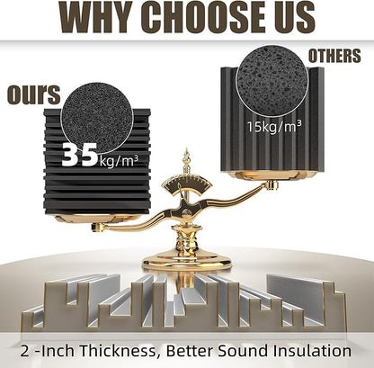12 Pack Sound Proof Foam Panels - Image 3