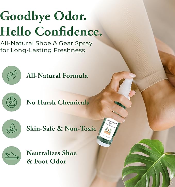 Foot Sense – Shoe Deodorizer & Foot Spray – Natural Foot & Shoe Odor Eliminator - Image 2