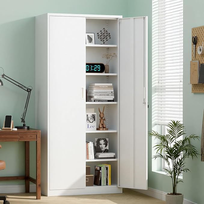 VINGLI Metal Garage Storage Cabinet - Image 2