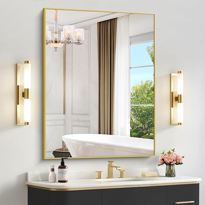 36x48inch Bathroom Mirror, Large Rectangular Wall Mirrors - Image 8