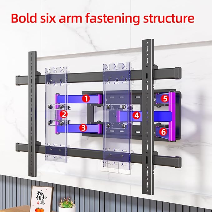 HILLPORT 98 100 TV Wall Mount 70 to 120 inch Heavy Duty Large Screen Full - Image 4