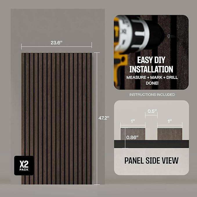 2-Pack Wood Panels for Wall - Image 5