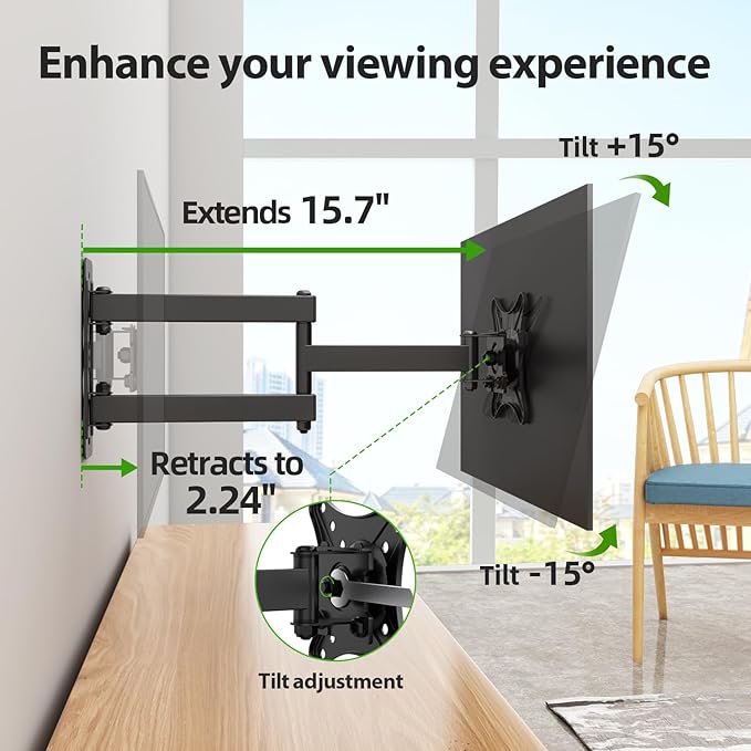 USX MOUNT Full Motion TV Wall Mount - Image 4