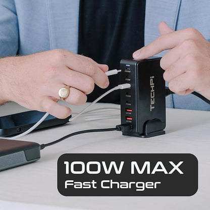 268W GaN USB Type C Charger 8 Ports Fast Charging Station PD QC4.0, USB C - Image 5