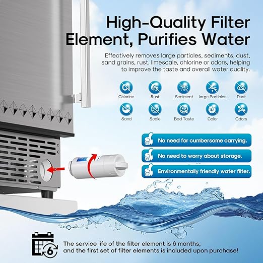 ICEPURE 15" Under Counter Ice Maker - Image 4