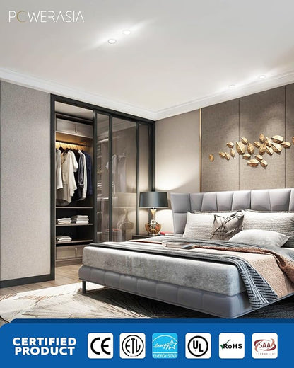 12 Pack 4 Inch Ultra-Thin LED Recessed Ceiling Light - Image 7