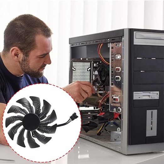 95mm 4Pin Video Card Fan Easy Installation Replacement - Image 2