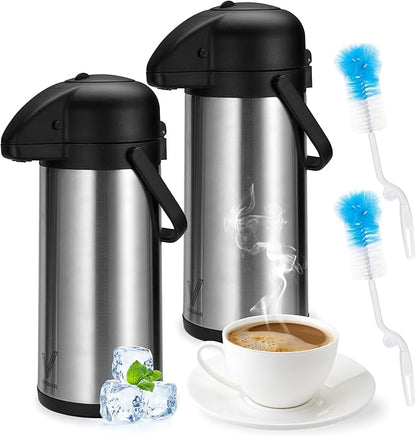 Airpot Coffee Dispenser with Pump by Vondior