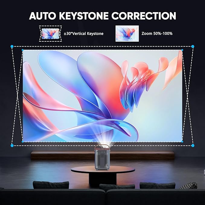 【Electric Focus & Auto Keystone】TMY Portable Projector - Image 4