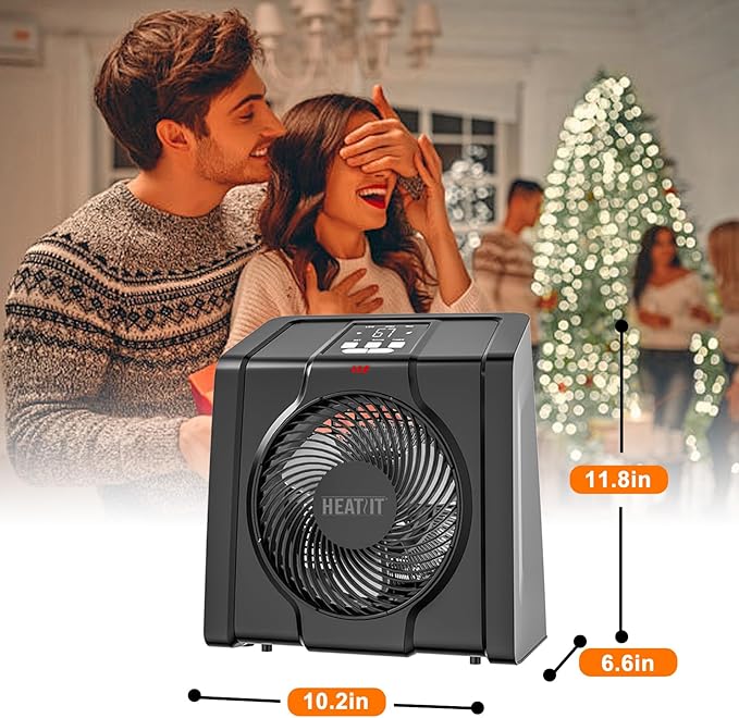 HEATIT Space Heater for Indoor, Digital Display - Image 9