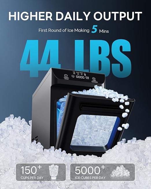 Nugget Ice Maker 44lbs/Day Countertop Ice Maker, Ice Makers - Image 3