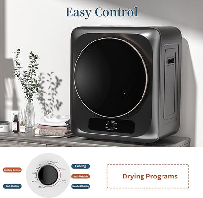 Zynkez Portable Clothes Dryer, 110V Electric Compact Laundry Dryer - Image 2