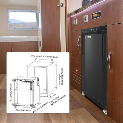 BODEGA [Upgraded 12 Volt Refrigerator, RV Refrigerator APP Control, 45L RV - Image 8