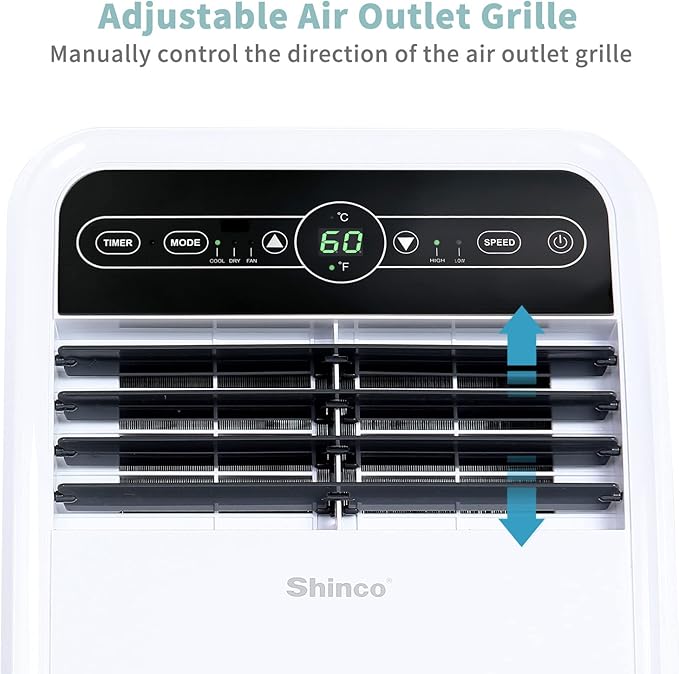 Shinco 8, 000 BTU Portable Air Conditioner, AC Unit - Image 6