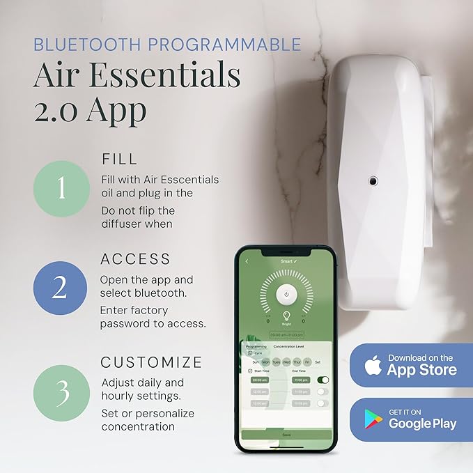 Air Esscentials The Diamond Gift Set, Smart Scent Air Machine Kit, Cold & - Image 5
