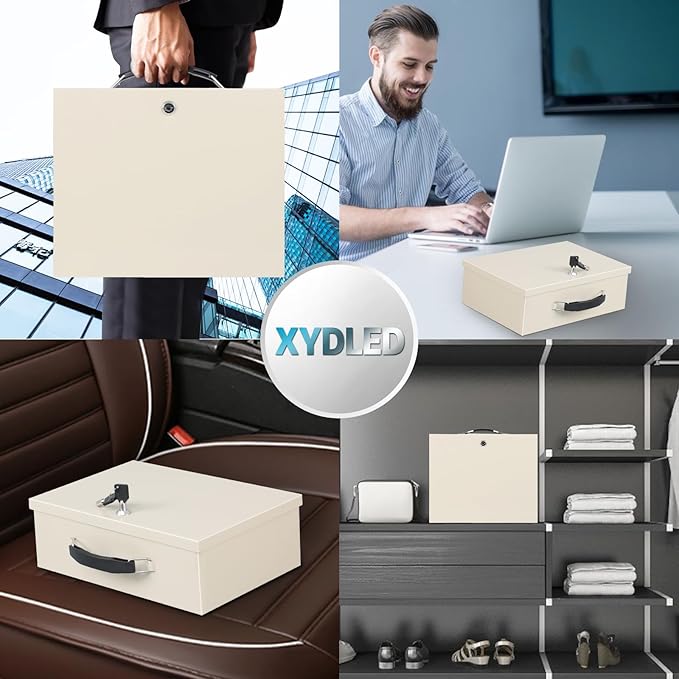 xydled Fire Resistant Safe Fire Safe Box - Image 7