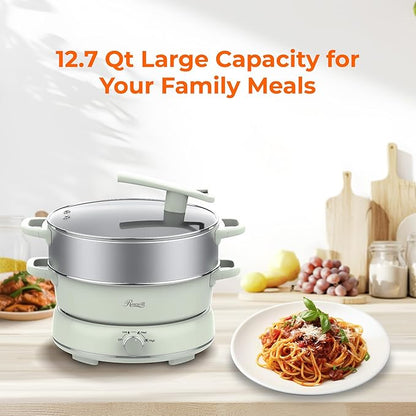 Rosewill 12.7 QT Electric Hot Pot Slow Cooker - Image 3